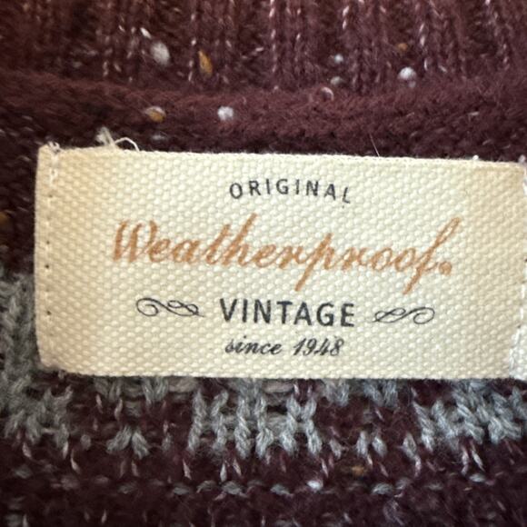 Weatherproof Vintage Women’s XS Fair Isle Nordic Knit Sweater Scandi Ski Winter - Picture 4 of 11
